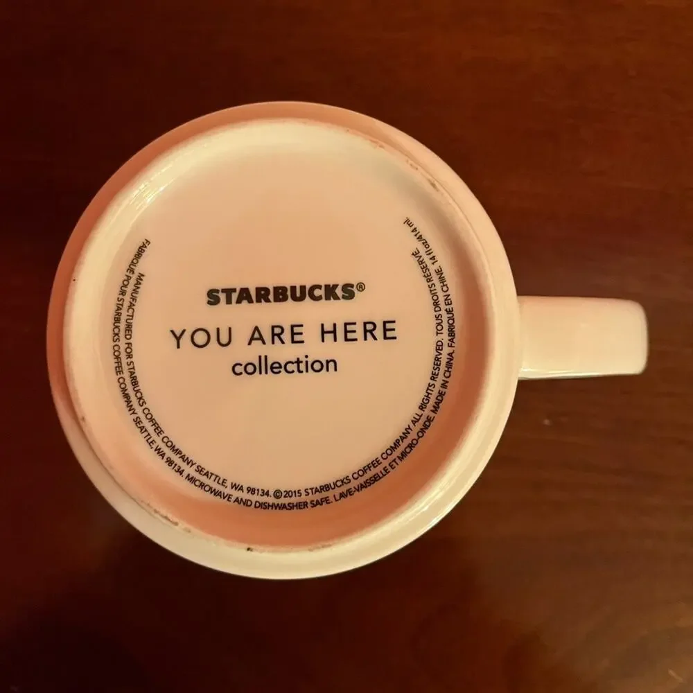 2014 Starbucks INDIANAPOLIS Coffee Mug Cup You Are Here Collection